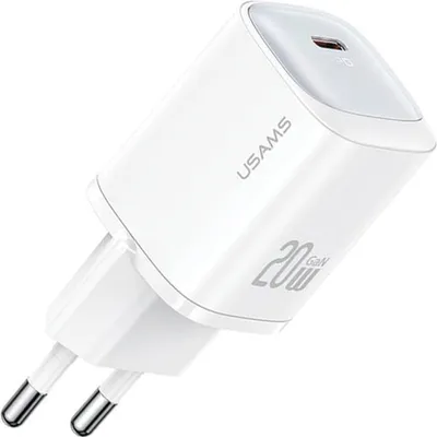 Zdjęcie produktu dla Usams Ład. Siec. Cc248 20W Gan Usb-C Fast Charging Hc Series Biały/White Cc248Tc02