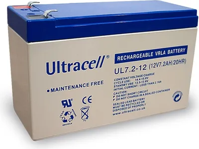 Produktbild von Wentronic 42047, 7200 mAh, Plombierte Bleisäure (VRLA), 12V