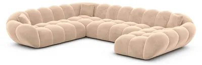 Produktbild von XXL Wohnlandschaft Maleron U-Form aus Stoff