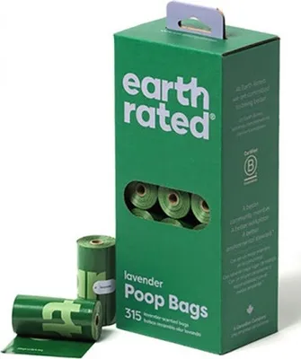 Produktbild von Earth Rated Poepzakjes Lavendel Gerecycled