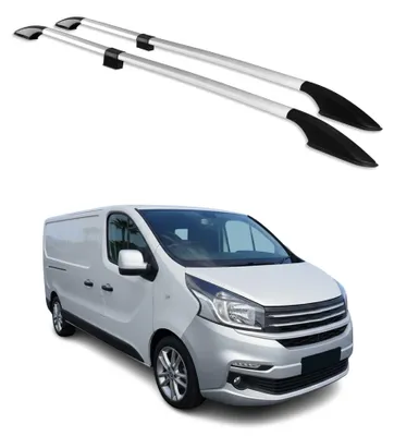 Produktbild von OMAC Dachreling D5225933L Fahrzeugdach beidseitig für FIAT TALENTO Kasten (296) Aluminium, KI-generiertes Bild