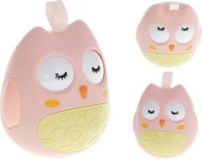 Obrázok produktu pre KIK KX5985 Senzorická sova pre najmenších ružová