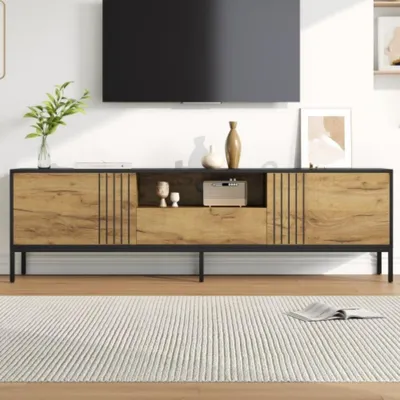 Produktbild von TV-Schrank, Lowboard TV Board, TV-Konsole mit Schublade, Fernsehtisch, TV-Ständer, Wohnzimmerschrank,für Fernseher bis zu 70 Zoll 170*35*50cm