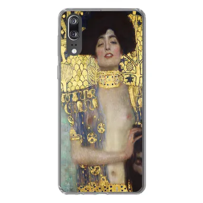 Produktbild von MuchoWow® Handyhülle Schutzhülle Hülle für Huawei P20 Judith - Gustav Klimt Silikon Softcase Handy Hülle - Hardcover
