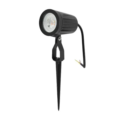 Image de Projecteur de jardin avec piquet GU10 IP65, aluminium noir, OPTIC-G HOROZ