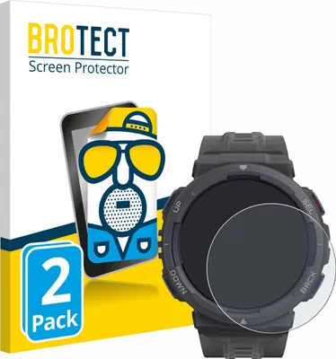 Produktbild von 2x BROTECT Schutzfolie für Amazfit Active Edge Displayschutz Displayschutzfolie Folie Matt Entspiegelungsfolie