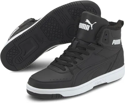 Produktbild von Puma Rebound JOY Fur Winterstiefel Boots Herren Sneaker gefüttert 375576 schwarz, Schuhgröße:37.5 EU