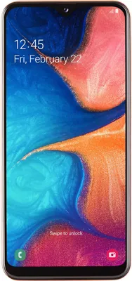 Produktbild von Samsung Smartphone 14,82cm (5,8 Zoll) Galaxy A20e, Dual SIM, Farbe: Orange