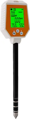 Produktbild von 6-in-1-Bodentester pH/EC/Feuchtigkeit/Licht/Luftfeuchtigkeit/Temperatur Hochgenaues digitales Hygrometer mit Leitfähigkeits-pH-Meter