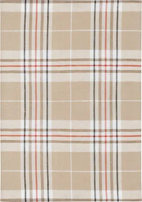 Produktbild von Geschirrtuch beige kariert, Geschirrtücher Mitbringsel Geschenkidee Tuch