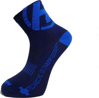 Produktbild von HAVEN Klassische Fahrradsocken - LITE SILVER NEO 2PAK - Blau 44-46