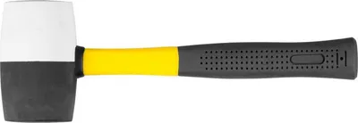 Produktbild von Hammer Strend Pro HM231 680 g, 320mm, Gummihammer, BlackWhiteHead, Fiberglasgriff, TPR