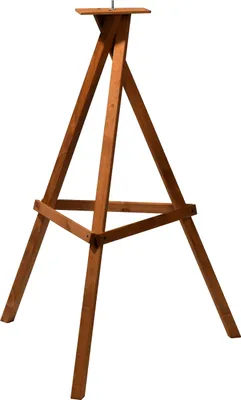 Vogelhausständer Kiefernholz 3-beinig 60x60x90 cm braun