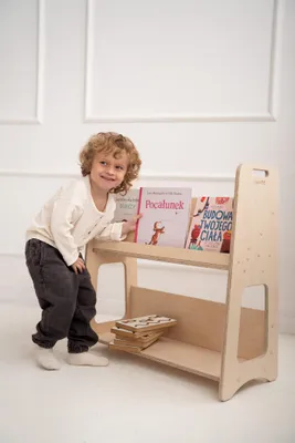 Produktbild von L - Montessori Bibliothek - Kinder Bücherregal