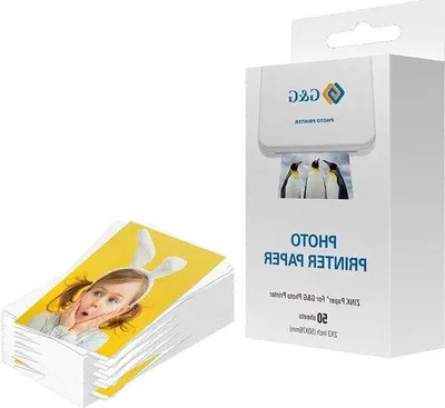 Zdjęcie produktu dla Samoprzylepne naklejki z papieru fotograficznego, 5 x 7,5 cm, 50 sztuk