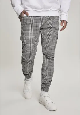 Productafbeelding van Urban Classics Heren fleecevest Gludan, zwart-wit, maat XXL