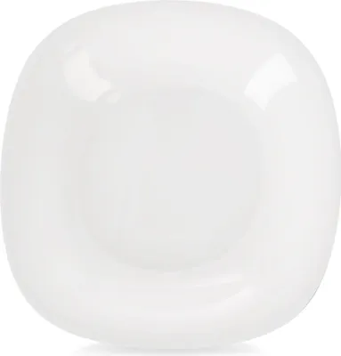 Immagine prodotto di Piatto fondo bianco in vetro 21 cm 500 ml Luna