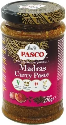 Produktbild von PASCO Madras Curry Paste 270g | Hot & Spicy GLUTENFREI