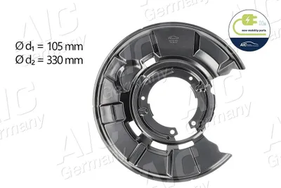 Produktbild von AIC Spritzblech Bremsscheibe für BMW 3 Touring (E91) Hinten Links 55750 Ankerblech