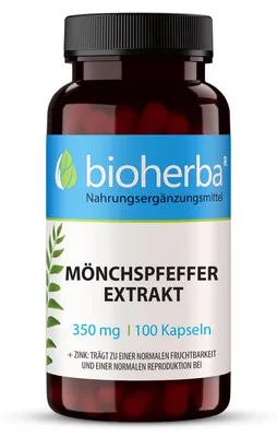 Produktbild von Bioherba Mönchspfeffer Extrakt 350 mg 100 Kapseln