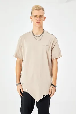 Produktbild von T-Shirt Oversize Fit mit 320gsm Baumwolle (L) Beige