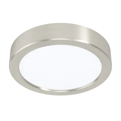 Produktbild von EGLO Fueva 5, 1 Glühbirne(n), LED, IP20, Satinierter Stahl, Weiß
