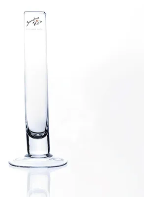 Produktbild von 6er SET Reagenzgläser Glasvasen SOLIFLEUR mit Fuss H. 20cm D. 3cm Sandra Rich