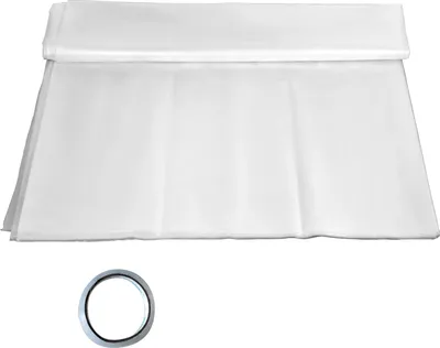 Image de Film pour serre SucceBuy, 3,6 x 7,6 m, polyéthylène, 6 mils, résistant aux UV, plastique transparent, tient chaud, excellente robustesse