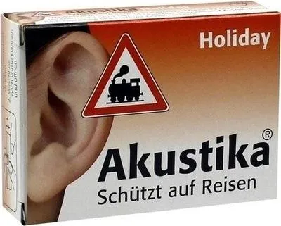 Produktbild von Akustika Ohrschutzkombination für die Reise Windschutzwolle + Lärmschutzstöpsel, 1 St. Kombipackung