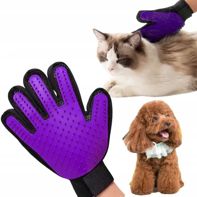 Produktbild von Haustier Pflegehandschuh zur Fellentfernung für Hunde Katzen