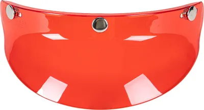 Image de Visière relevable avec 3 boutons-pression et protection contre le vent pour les casques de moto à visage ouvert