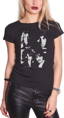 Image de The Beatles - "Back In the USSR" T-Shirt für Damen RO2205 (XL) (Schwarz)