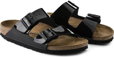 Produktbild von Birkenstock Arizona Lack Schwarz Größe EU 41 normal