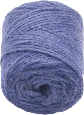 Immagine prodotto di Spago di juta – bobina – 200 g, (bobina) circa 60 m, diametro 3,5 mm – Blu