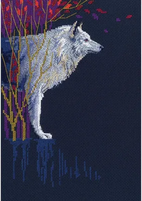 Immagine prodotto di set per punto croce "Wolfsführer" m789, schema di pagamento, 17x24,55 cm