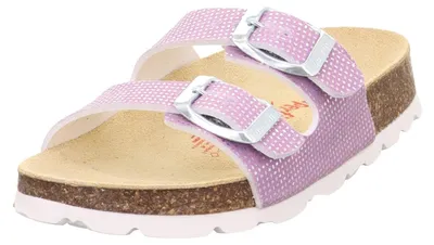 Produktbild von Superfit Mädchen Fussbettpantoffel Hausschuh, Lila 8500, 24 EU