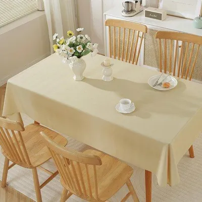 Productafbeelding van Ibenzoa® Waterdichte tafelkleed, rechthoekig, 150x200 cm – Polyester, vlekbestendig, gemakkelijk te onderhouden en kreukarm, geschikt voor binnen- en buitengebruik