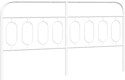 Produktbild von vidaXL Ersatz-Kopfteil Metall Weiß 193 cm