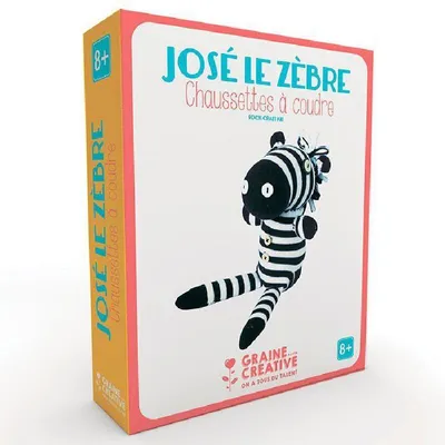 Produktbild von Do-it-yourself-Plüsch - Nähzeug Zebra