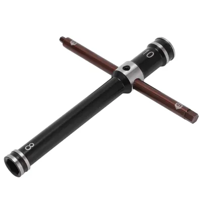 Imagen del producto de Llave de cruz para modelos a control remoto, llave de vaso para modelos a control remoto, llave de cruz con vaso para modelos a control remoto, llave de 8 mm, 10 mm, 5 mm y 3 mm para modelos a control remoto, herramienta de reparación para modelos a control remoto, herramienta de reparación para modelos a control remoto