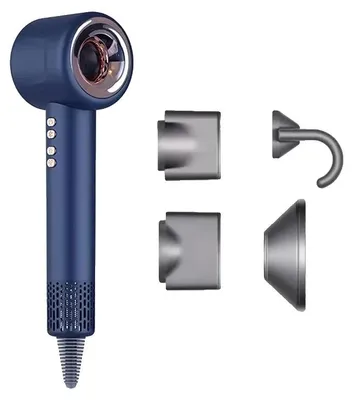 Image de Sèche-cheveux, technologie aux ions négatifs, séchage rapide, bleu, UE