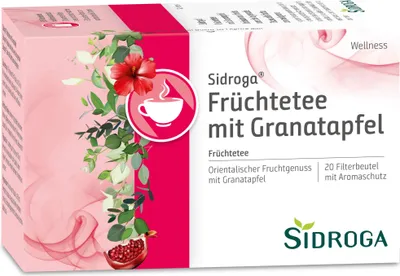 Produktbild von Sidroga Wellness Früchtetee m.Granatapfel Filterb. 20 St