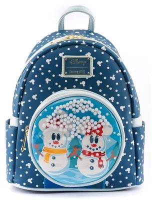 Produktbild von Loungefly Disney Schneemann Mickey Minnie Rucksack 26cm