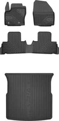 Produktbild von FROGUM Gummimatten Auto Fußmatten + Kofferraummatte für Ford S-Max I 2006-2014