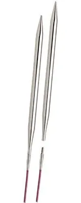 Verwisselbare Metall-Stricknadelspitzen, 15 mm, 2 Stück