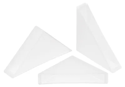Eckenschutz aus Kunststoff, 50 Stück, 8 x 50 mm, weiß
