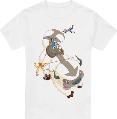 Image de Avatar : The Last Airbender - "Hang On" T-shirt pour homme TV6713 (S) (Blanc)