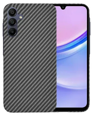 Produktbild von Techsuit Carbonite FiberShell Back Cover Hülle für Samsung Galaxy A15 4G/5G - Schwarz
