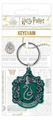 Imagen del producto de Llavero de metal con el emblema de Slytherin