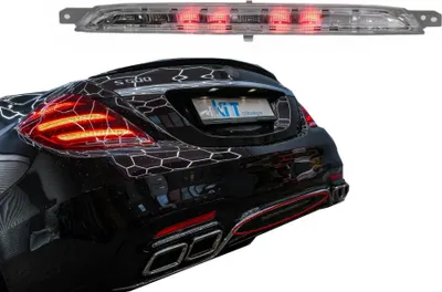 Produktbild von Nebelscheinwerfer für Heckstoßstangendiffusor LED Rot für Mercedes S-Klasse W222 X222 2013-2020.